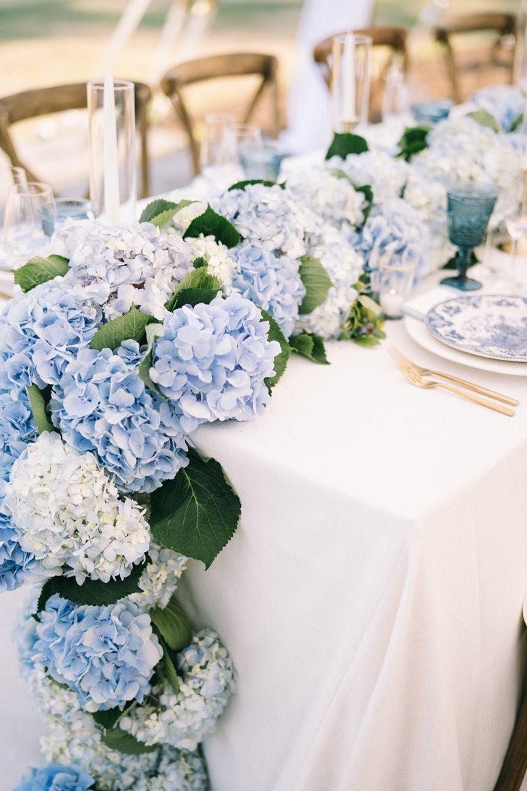 Abby Garden Floral wedding flower table arrangement