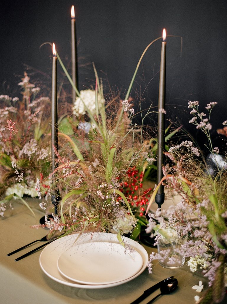 Abby Garden Floral wedding flower table arrangement