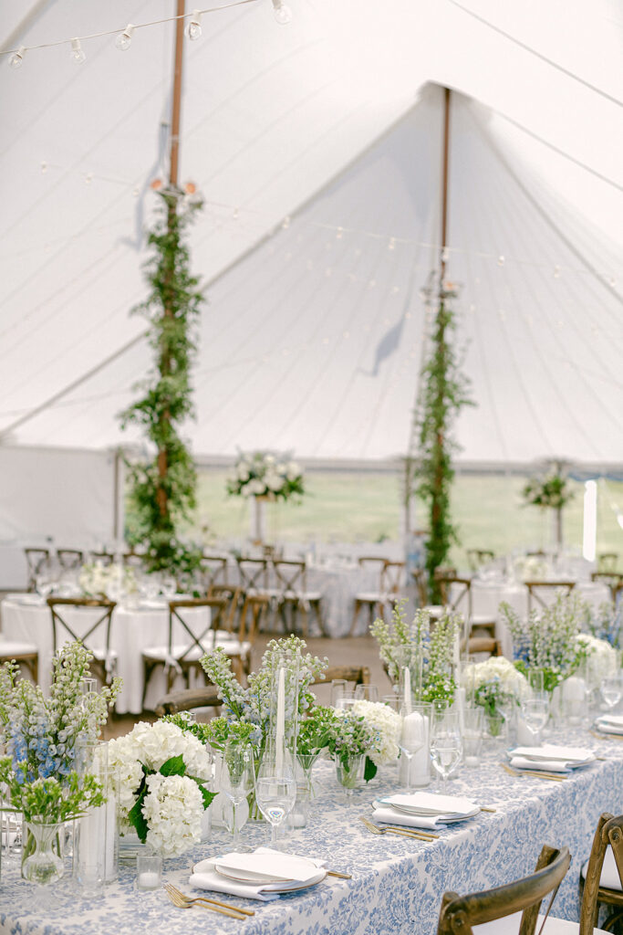 Beautiful maine wedding floral centerpieces