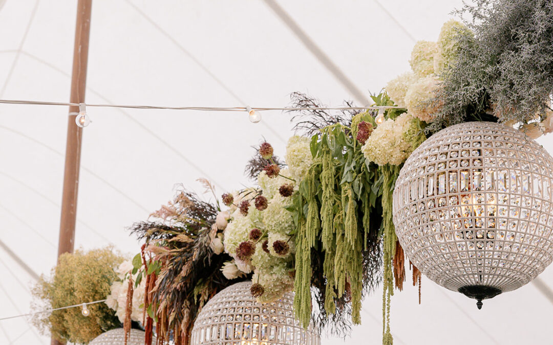 Elevated Floral Installations: Adding Drama to Your Wedding Day