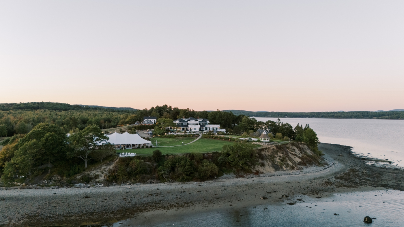 French's Point, a large private estate wedding venue in Maine
